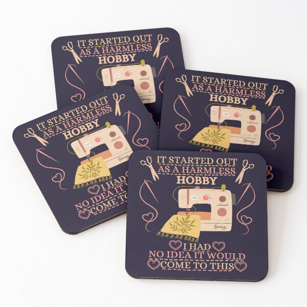 Item preview, It Started Out As A Harmless Hobby Quilting designed and sold by Wiss2Arts.