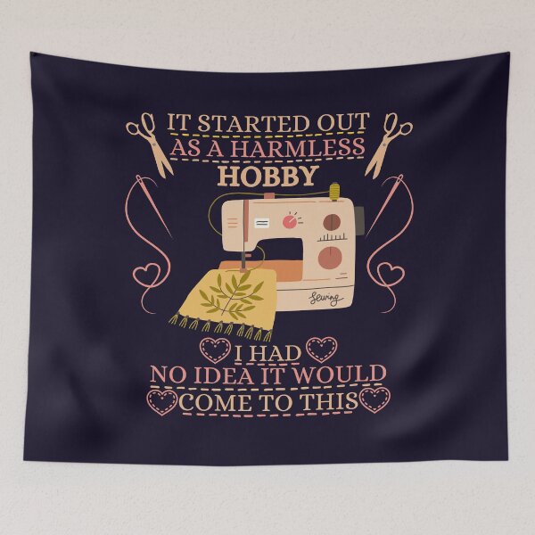 Item preview, It Started Out As A Harmless Hobby Quilting designed and sold by Wiss2Arts.