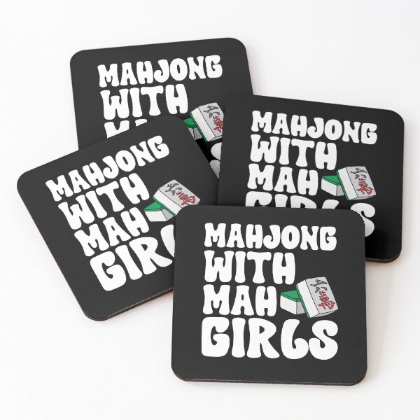 Item preview, Mahjong With Mah Girls - Funny Mahjong Game Quote designed and sold by HappyDelights.