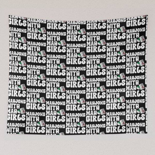 Item preview, Mahjong With Mah Girls - Funny Mahjong Game Quote designed and sold by HappyDelights.