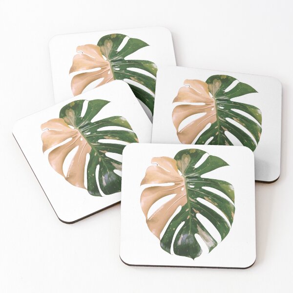 Item preview, Monstera Thai Constellation Houseplant Leaf designed and sold by CHLOË CREATES.
