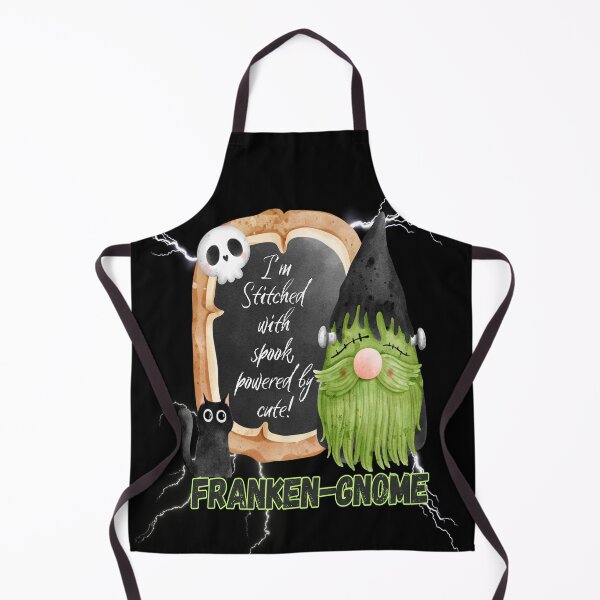 Item preview, Cute Franken Gnome Halloween Design | Stitched with Spook | Adorable Halloween Art designed and sold by Gnome to Express.