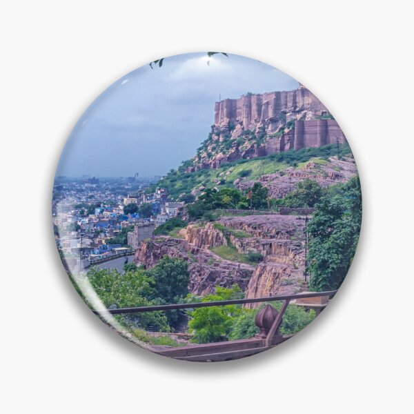Item preview, View of Mehrangarah Fort - Jodhpur - from Jaswant Thada designed and sold by TonyCrehan.
