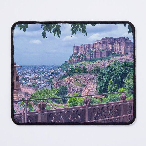 Item preview, View of Mehrangarah Fort - Jodhpur - from Jaswant Thada designed and sold by TonyCrehan.