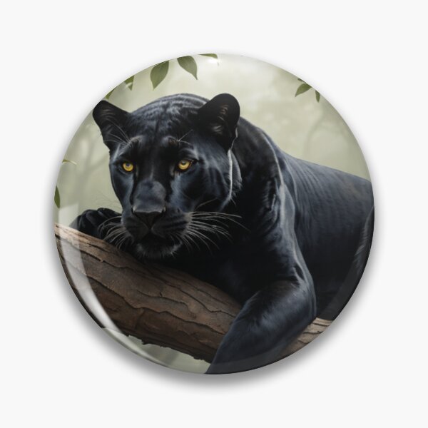 Item preview, Black Panther Resting Peacefully on a Tree Branch designed and sold by pmah26.