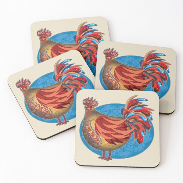 Item preview, Rooster, chicken, chick, mexican rooster, farm designed and sold by fashionlabrador.