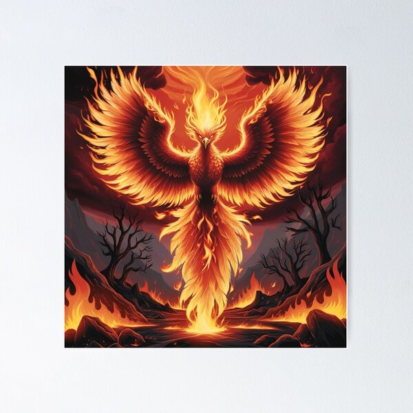 Item preview, Flaming Phoenix designed and sold by Sonofwilliam.