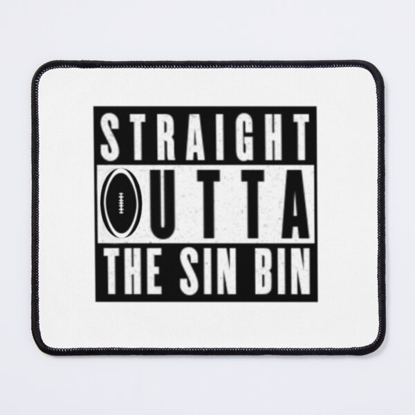 Item preview, Rugby Straight Outta the Sin Bin designed and sold by Spitfire Art.