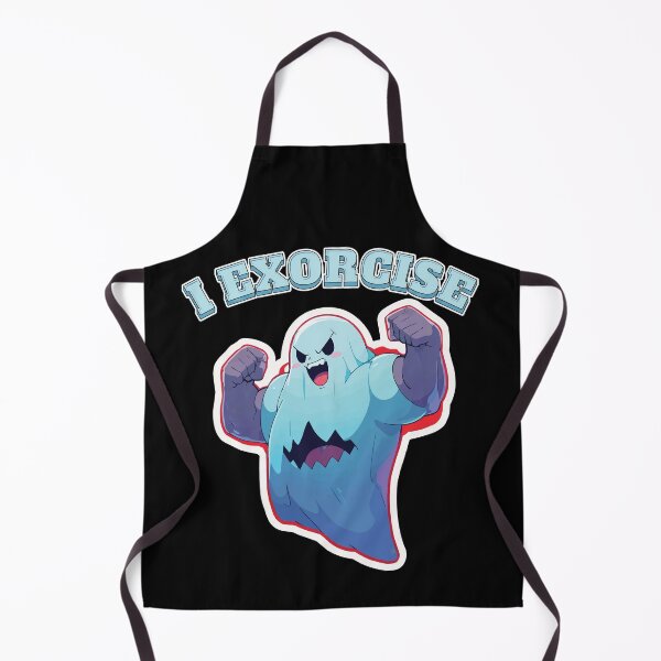 Item preview, I Exorcise Blue Ghost Funny Spooky Halloween Workout designed and sold by thecatcouch.
