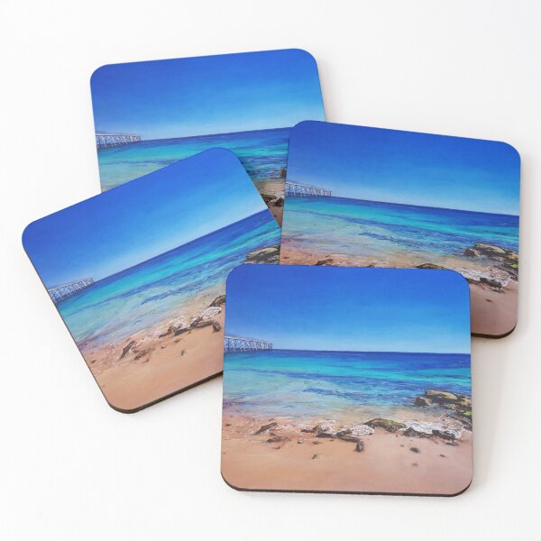Item preview, Port Noarlunga Beach designed and sold by ChristineDavisArt.