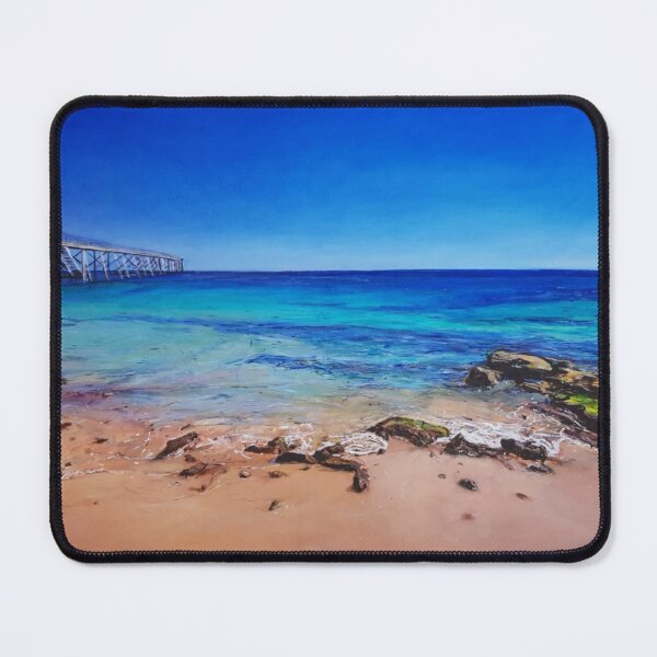 Item preview, Port Noarlunga Beach designed and sold by ChristineDavisArt.