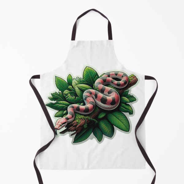 Item preview, Boa Constrictor Sliding Through Jungle with Green Leaves – Admire the Amazon's Unique Wildlife designed and sold by KreaDesignOne.