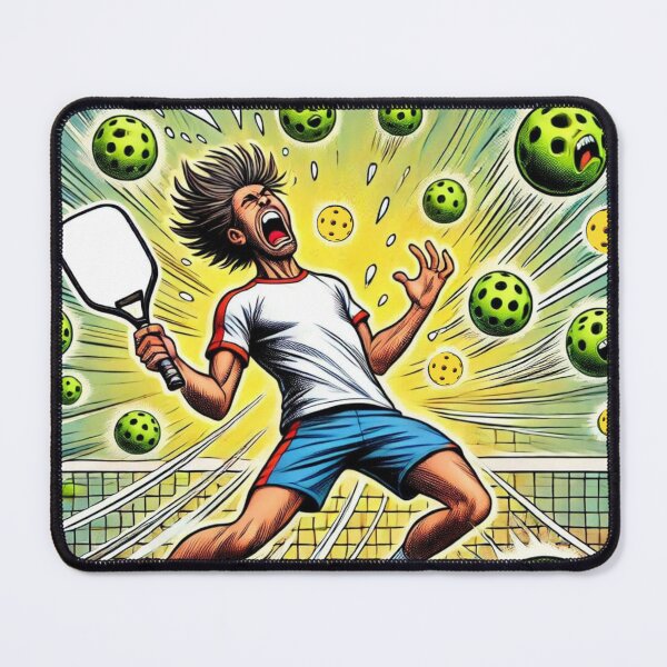 Item preview, Pickleball Chaos: Cartoon Smash designed and sold by OutofFocusShop.