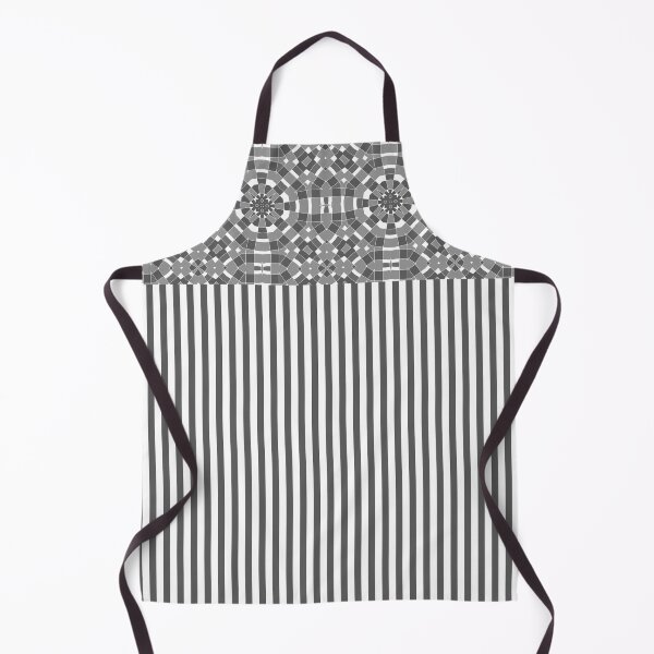 Item preview, Beautiful gray white geometric and striped pattern designed and sold by fuzzyfox.