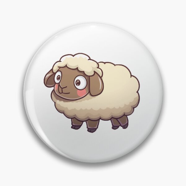 Item preview, Cute cartoon sheep designed and sold by Stickermagician.