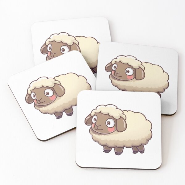 Item preview, Cute cartoon sheep designed and sold by Stickermagician.