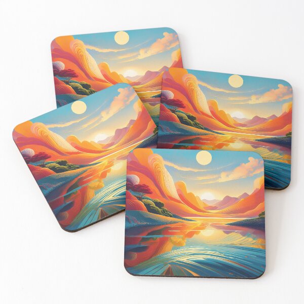 Item preview, Twilight Early monring abstract landscape designed and sold by Fres Design.