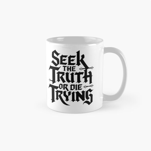 Item preview, Seek Truth or Die Trying Gothic Black font designed and sold by Designed-By-Q.
