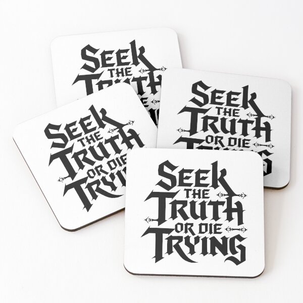 Item preview, Seek Truth or Die Trying Gothic Black font designed and sold by Designed-By-Q.