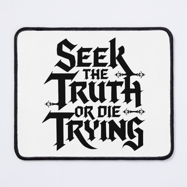 Item preview, Seek Truth or Die Trying Gothic Black font designed and sold by Designed-By-Q.