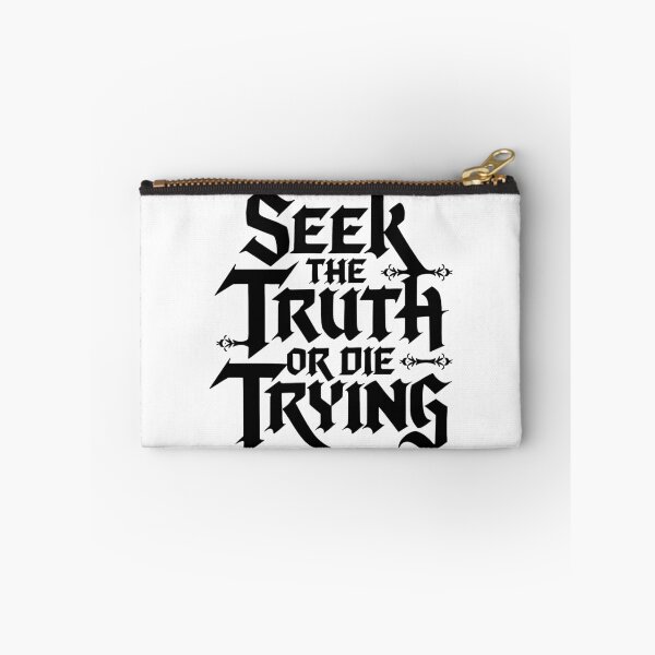 Item preview, Seek Truth or Die Trying Gothic Black font designed and sold by Designed-By-Q.