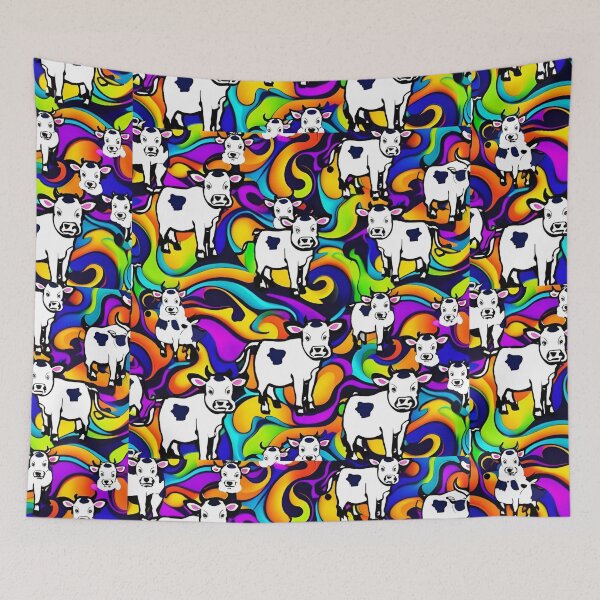 Item preview, Psychedelic Cows designed and sold by pUNKnown.