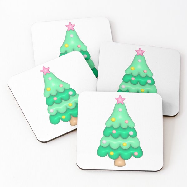 Item preview, Cute 3D Kids Christmas tree with colorful ball ornaments designed and sold by nuchz.