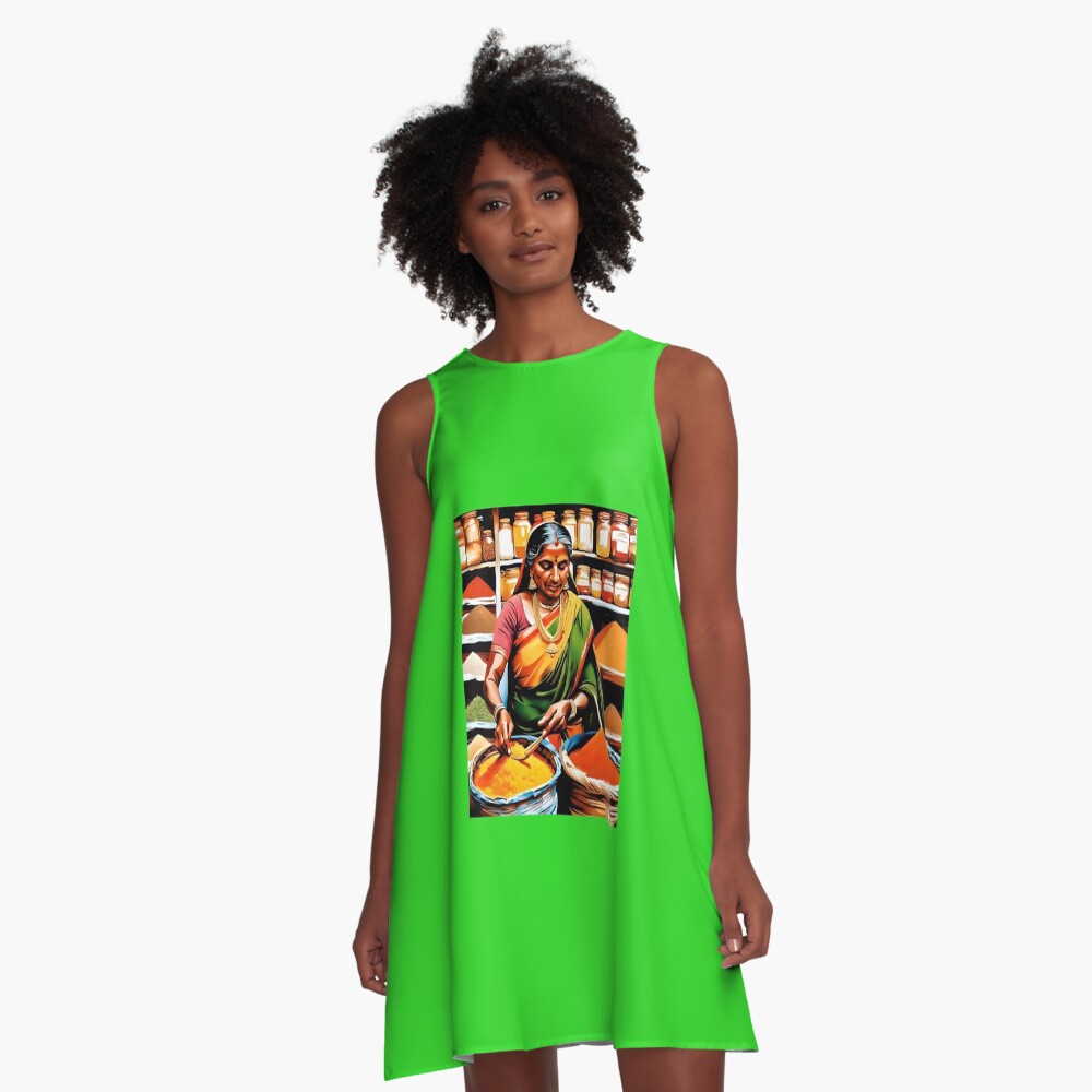 Item preview, A-Line Dress designed and sold by Takutakina.