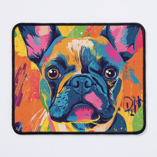 Item preview, Colorful French Bulldog - Dynamic Pop Art designed and sold by Fab-Haven.