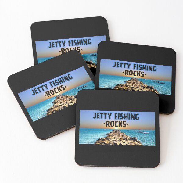 Item preview, JETTY FISHING ROCKS PIER SUNRISE SUNSET ROD AND REEL designed and sold by CBCreations73.