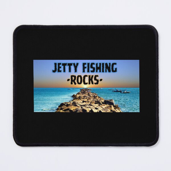 Item preview, JETTY FISHING ROCKS PIER SUNRISE SUNSET ROD AND REEL designed and sold by CBCreations73.