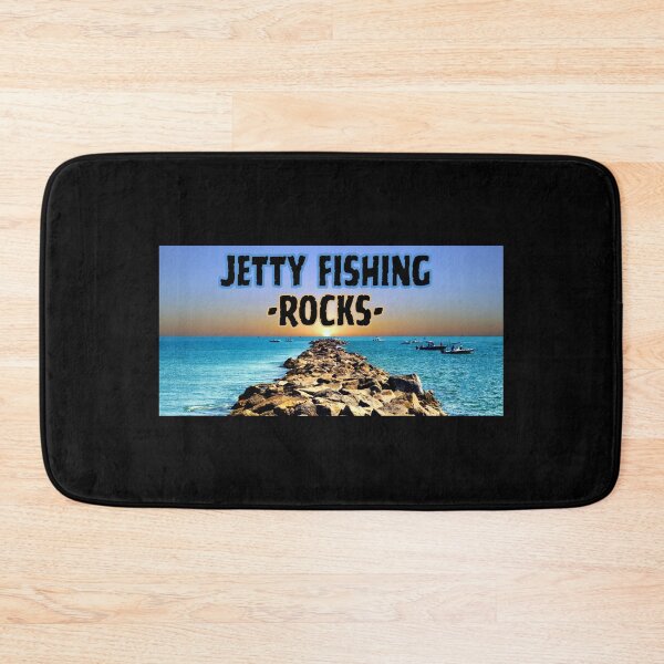 Item preview, JETTY FISHING ROCKS PIER SUNRISE SUNSET ROD AND REEL designed and sold by CBCreations73.