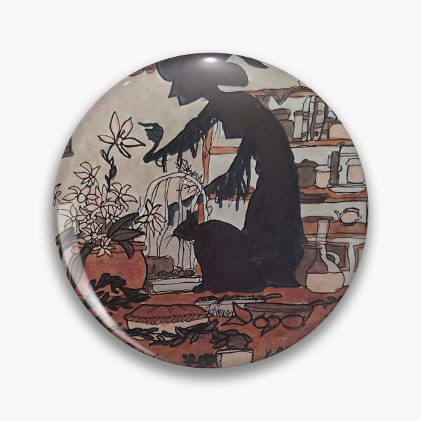 Item preview, A Witch adjusts flowers designed and sold by phoebester.