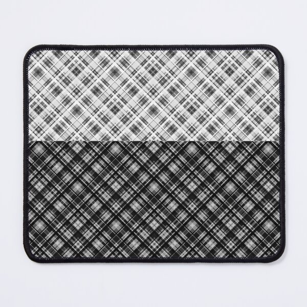 Item preview, Black and white checkered combined pattern designed and sold by fuzzyfox.