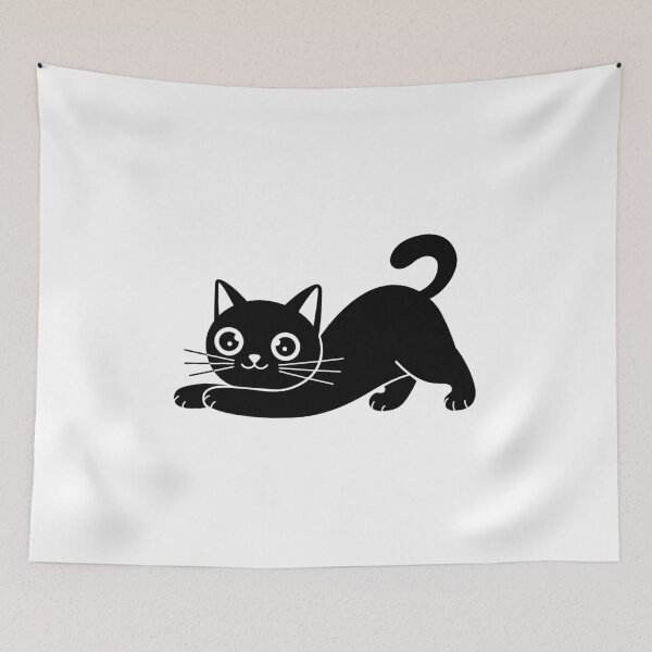 Item preview, Playful Black Cat designed and sold by brandingpro.