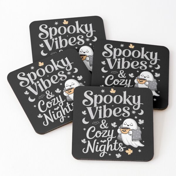 Item preview, Spooky Vibes & Cozy Nights - Cute Ghost Design designed and sold by VioladesignByRW.