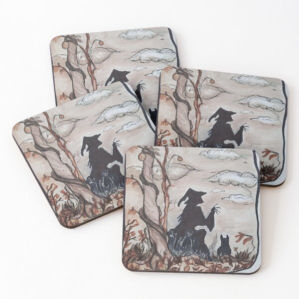 Item preview, A witch looks at clouds designed and sold by phoebester.