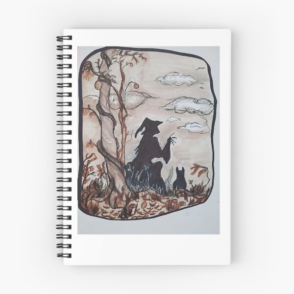 Item preview, A witch looks at clouds designed and sold by phoebester.