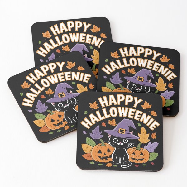 Item preview, Happy Halloweenie - Funny Cat Witch designed and sold by VioladesignByRW.