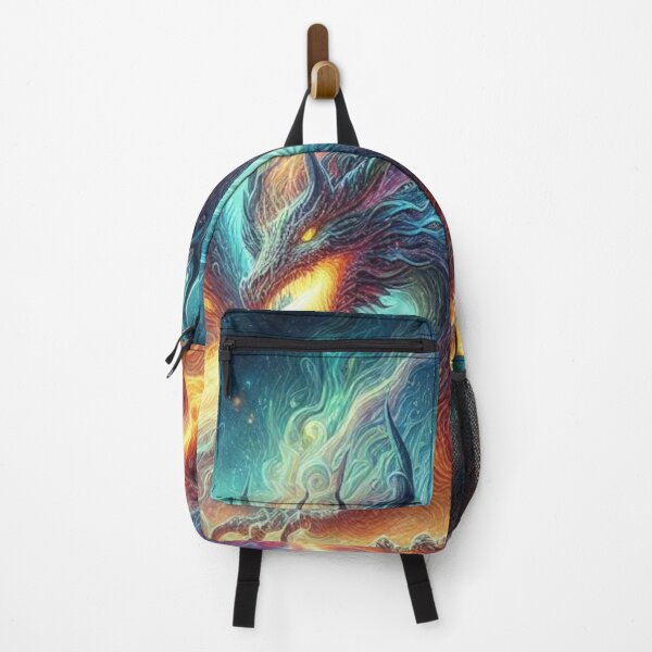 Item preview, Dragon with Forest Fire designed and sold by PamsAIArt.
