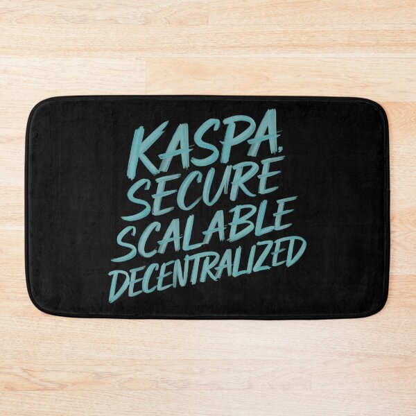 Item preview, Kaspa Blockchain Secure & Transparent designed and sold by RadDeck.