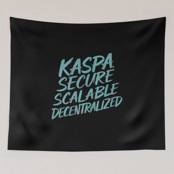 Item preview, Kaspa Blockchain Secure & Transparent designed and sold by RadDeck.
