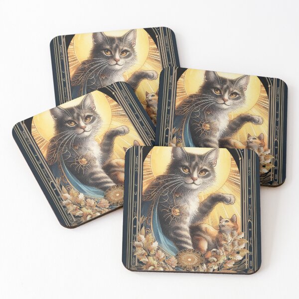 Item preview, CAT TAROT: THE SUN designed and sold by Venta Mix  JellycientArt.