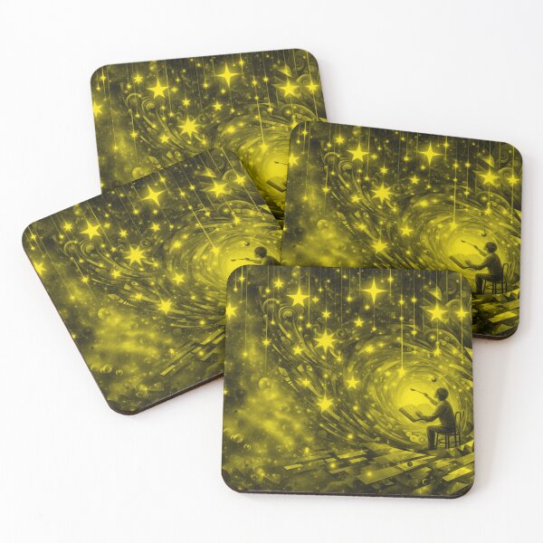 Item preview, Abstract Starry Night Painting with Vibrant Colors designed and sold by choder61.