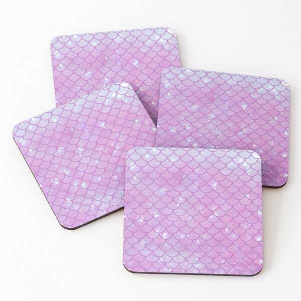 Item preview, Pink Glittery Shimmering Mermaid Scales  designed and sold by SeaStarMermaids.