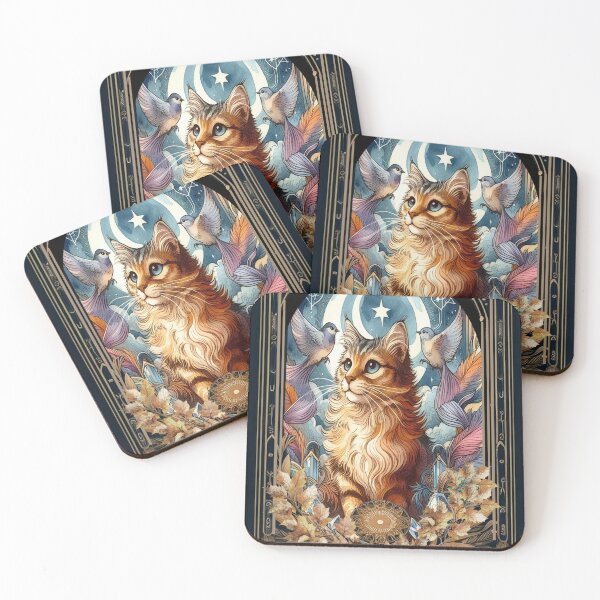 Item preview, CAT TAROT: TEMPERANCE designed and sold by Venta Mix  JellycientArt.