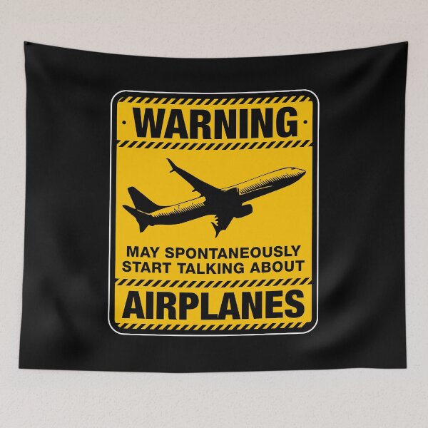 Item preview, Warning May Spontaneously Start Talking About Airplanes - Aviation Lovers designed and sold by viunziameriza.