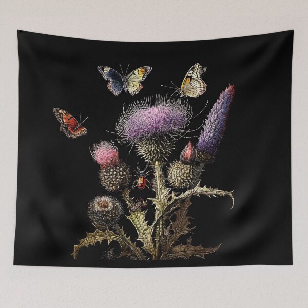 Item preview, Thistle and Insects I designed and sold by andreisky.