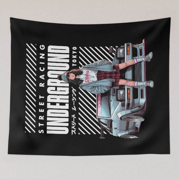 Item preview, JDM - CRX - Japanese Underground Street Racing - JDM Car Culture designed and sold by RaceDayRags.