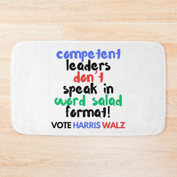 Item preview, "Word Salad" Anti-Trump Political Design - Kamala Harris 2024 designed and sold by Fredster1966.